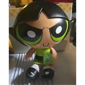 Vintage 1999 CN Powerpuff Girls Talking Buttercup 8" Hard Head Doll